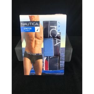 Nautica 3-Pack Briefs blue Underwear Men's XL New